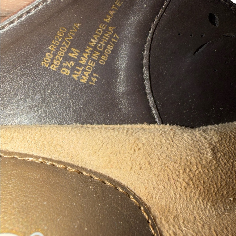 Rialto Black and Brown Mary Jane Clog Mule - Picture 7 of 7